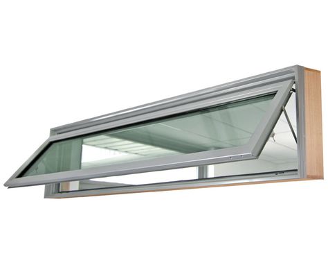 Window Ventilation Ideas, Ventilation Window Design, Horizontal Windows, Rectangle Window, Awning Window, Aluminum Awnings, Awning Windows, Modern Small House Design, Timber Windows