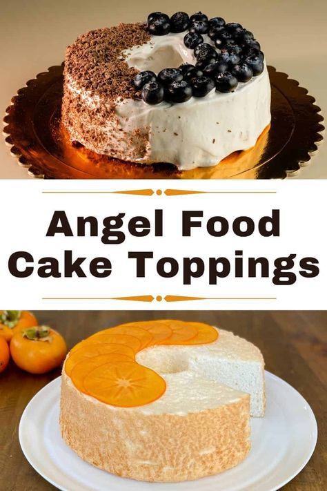 Unlock all of these sublime angel food cake toppings CookingChew has come up with and relish an experience that cannot be bought! Here they are. Angel Food Cake Toppings, Best Angel Food Cake, Toffee Dessert, Easy Fruit Dip, Angel Food Cake Desserts, Sweet Potato Toppings, Pineapple Angel Food, Compote Recipe, Angel Food Cake Mix Recipes