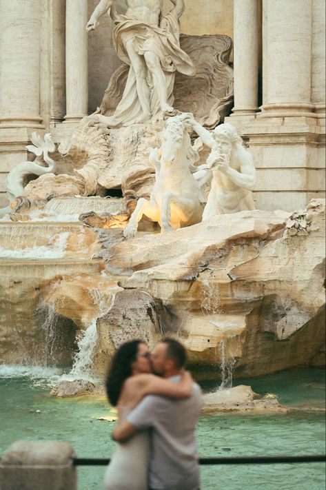 Italy. Trevi fountain couple photoshoot Italy Trevi Fountain, Places To Take Pictures, Officially One, Trevi Fountain, Before Sunrise, Couple Photoshoot, Take Pictures, Couples Photoshoot, My Favorite