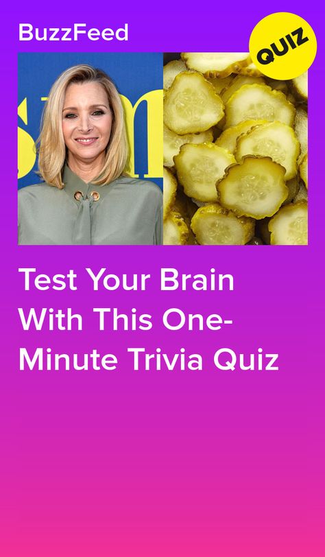 Test Your Brain With This One-Minute Trivia Quiz Iq Test Questions Brain, Buzzfeed Trivia Quizzes, Buzzfeed Trivia, Intelligence Quizzes, Iq Quizzes, Movie Trivia Quiz, Iq Quiz, Brain Quiz, Iq Test Questions