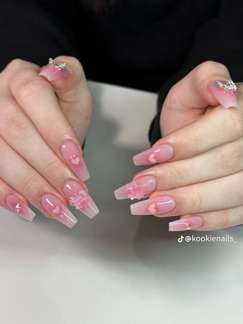 2023 Nails, Wow Nails, Blush Nails, Nail Idea, Soft Nails, Kawaii Nails, Dream Nails, Pretty Acrylic Nails, Fancy Nails