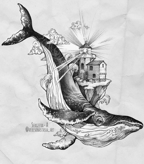 Whale Drawing, Whale Illustration, Armband Tattoos, Sea Tattoo, Whale Tattoos, Cool Tattoo, Ocean Tattoos, Geniale Tattoos, Sketch Tattoo Design