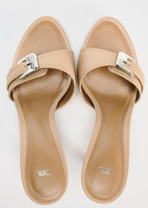 Sandal Kulit, Zara Sandals, Leather High Heels, Zara United States, Shoes Trainers, Trouser Jeans, Heel Sandals, High Heel Sandals, Leather Sandals