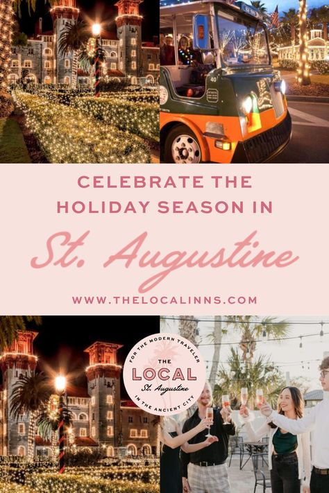 St Augustine At Christmas, St Augustine Christmas Lights, Nights Of Lights St Augustine, Saint Augustine Christmas, Christmas In St Augustine Florida, Night Of Lights St Augustine, St Augustine Night Of Lights, St Augustine Christmas, St Augustine Florida Christmas