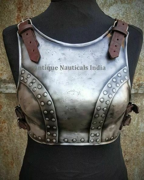 Lady Cuirass, Breastplate Armor | eBay Archery Armor, Breastplate Armor, Knight Outfit, Metal Armor, Back Plates, Female Armor, Leather Armor, Female Knight