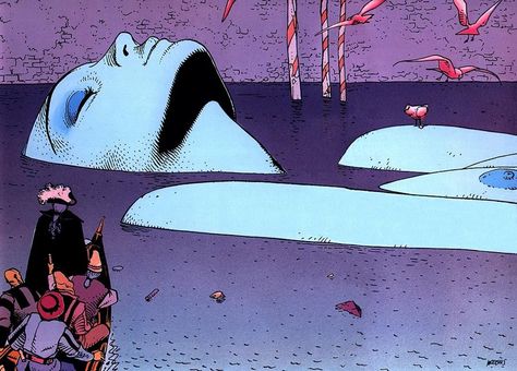 The French sci-fi comic that inspired Blade Runner and Akira | Dazed Mobius Art, Moebius Art, Jean Giraud, Graphisches Design, Sci Fi Comics, Art Et Illustration, Arte Fantasy, Art And Illustration, Comic Book Artists