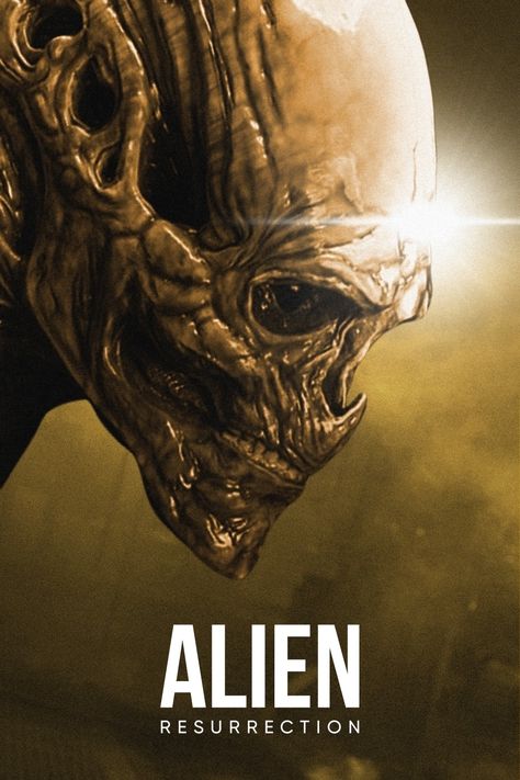 Alien Resurrection - 1997 Aliens Movie Art, Creature Movie, Alien Resurrection, Predator Alien Art, Alien Movie, Predator Movie, Alien Artwork, Alien Queen, Beast Creature