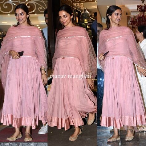 Pink Anarkali Suits Simple, Anarkali Suits Simple, Pink Anarkali Suits, Simple Indian Suits, Pink Anarkali, Cannes Red Carpet, Deepika Padukone Style, Anarkali Dresses, Anarkali Dress Pattern