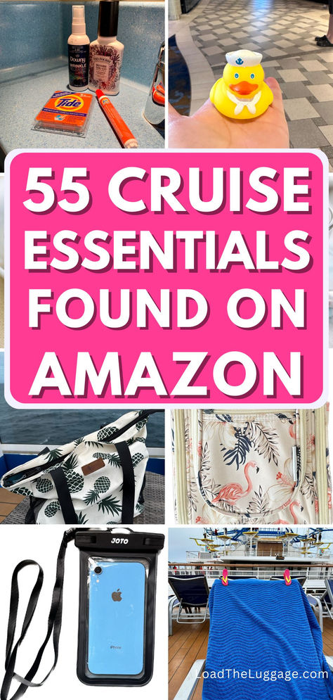 55 cruise essentials found on amazon. Cruise Essentials Packing Lists Carnival, Cruise Packing List For Family, Must Haves For Cruise, Carnival Cruise Packing List 5 Day, Greek Cruise Packing List, Things To Take On A Cruise Packing Lists, Canada Cruise Packing List, Carnival Cruise Essentials, What To Bring On A Cruise List