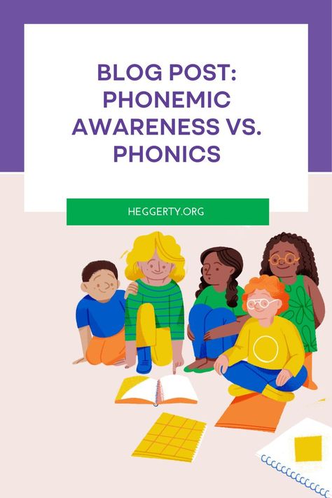 The National Reading Panel (NRP) identified 5 components of effective literacy instruction: phonemic awareness, phonics, vocabulary, fluency, and comprehension. In addition to naming these five components, the NRP also concluded that phonemic awareness and phonics instruction needed to be increased in primary grades. Both components are absolutely essential for reading, but it is important to understand that they are not the same thing. #scienceofreading #litearcyinstruction #earlyliteracy The Science Of Reading, Reading Tutoring, Vocabulary Instruction, Printed Letters, Phonics Instruction, Abc Activities, Reading Specialist, Science Of Reading, Foundational Skills