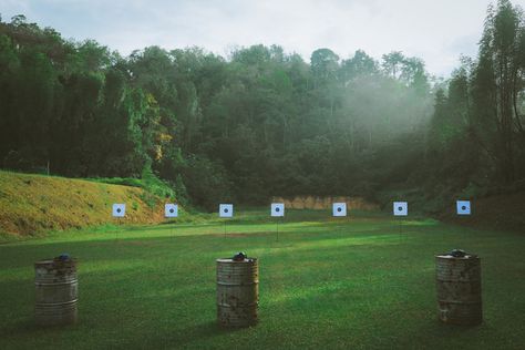 of Outdoor Shooting Range, Indoor Shooting Range, Archery Range, Shooting Practice, Tactical Light, The Heist, Fence Styles, Shooting Sports, Adventure Gear