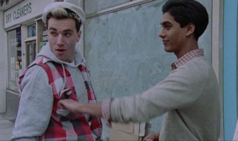 Daniel Day Lewis and Gordon Warnecke in My Beautiful Laundrette (1985) My Beautiful Laundrette 1985, Aesthetic Cinema, My Beautiful Laundrette, Daniel Day Lewis, Daphne Guinness, Daniel Day, Day Lewis, Fav Movies, Tv Movies