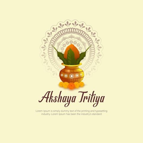 Banner design of happy akshaya tritiya f... | Premium Vector #Freepik #vector #poster #sale #label #gold Akshya Thiruthiya, Akshay Tritiya Creative Ads, Akshaya Tritiya Creative Ads, Festival Template, Happy Akshaya Tritiya, Akshay Tritiya, Poster Sale, Empty Book, Magazine Cover Template