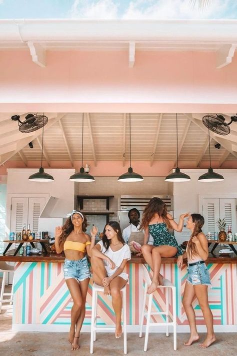 Hanging out on a Bahamas girls trip. Click here to find the best girls trip destinations in the world. These locations are perfect for a girls weekend getaway and are the best places to go for a girls trip. #girlsgetaway #girlstrip #bachelorette | girls weekend getaway destinations | girls weekend getaway ideas | best places for girls trips | best places for a girls trip | best places to take a girls trip | best places to travel for girls trip | bachelorette party destinations Baha Mar Bahamas Outfits, Best Girls Trip Destinations, Baha Mar Bahamas, Bahamas Outfit, Girls Trip Destinations, Bahamas Trip, Atlantis Resort, Baha Mar, Tropical Bachelorette Party