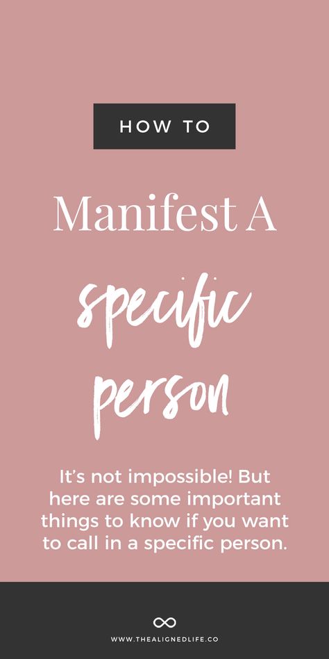 Want to call in your next love or your big crush? You CAN! Learn how to manifest a specific person right here! | thealignedlife.co | manifesting, manifestation, law of attraction, relationships | #thealignedlife #manifest #love #specificperson Planner Examples, Manifesting Career, Manifesting Quotes, Manifesting Journal, Quotes Dream, Law Of Attraction Love, Specific Person, Law Of Attraction Planner, Law Of Attraction Money