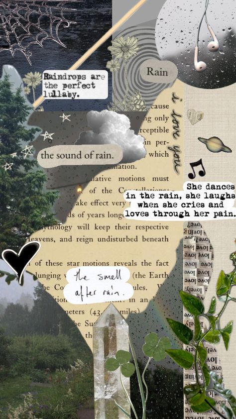 #rain Rainy Journal Ideas, Rain Journal Ideas, Rain Journal, Vintage Aesthetic Stickers Printables, Manifesting Goals, Rain Wallpaper, Rainy Mood, Rainy Day Aesthetic, I Love Rain