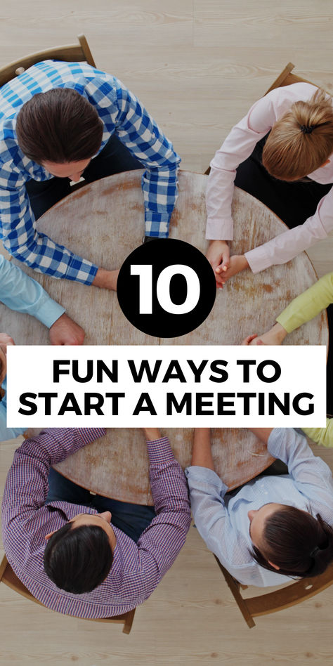 Over 70% of managers don’t think meetings are a great idea. However, they are still an important part of corporate work and oftentimes required by the higher-ups. So instead of fighting to stop these meetings, why not jazz it up so everyone has some fun while at it? Fun Zoom Meeting Ideas For Staff, Team Building Meeting Ideas, Check In Meeting, Meet And Greet Ideas For Work, Team Building Activities For Remote Coworkers, Team Meetings Ideas, Energizers For Meetings, Fun Work Meeting Ideas, Sales Meeting Ideas