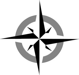 compass rose 2 Compas Tattoo, Rose Clip Art, Nautical Compass Tattoo, Simple Compass, Compass Rose Tattoo, Star Outline, Compass Logo, Nautical Star, Rosé Png