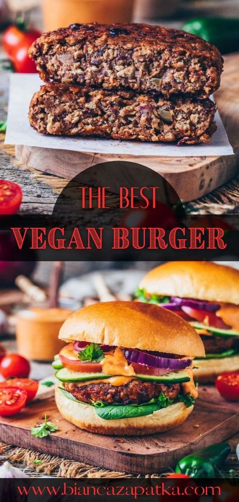 Vegan Gluten Free Veggie Burger, Best Vegetarian Burger Recipe, Best Vegan Burger Patty, Easy Vegetarian Burgers, Gluten Free Veggie Burger Recipe, Grilled Veggie Burger, Vegan Patty Recipe, Vegetarian Burgers Recipe, Pea Protein Burger Recipe