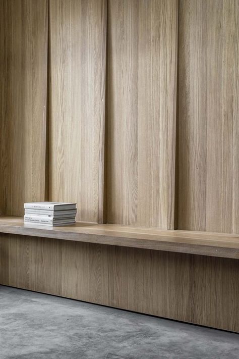 Kew House / McLaren.Excell | ArchDaily Millwork Details, Joinery Details, Wall Finishes, Into The Woods, Wood Interiors, Scandinavian Interior, Interior Walls, Home Staging, 인테리어 디자인