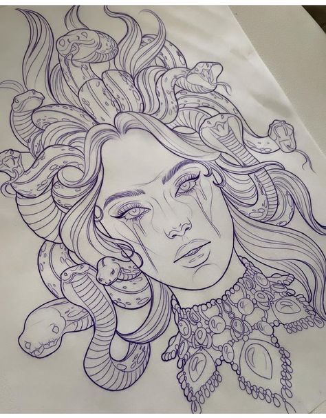 Medusa Tattoo Design, Goddess Tattoo, Mythology Tattoos, Medusa Tattoo, Greek Tattoos, Leg Tattoos Women, Tattoo Design Book, Tattoo Art Drawings, Tattoo Outline