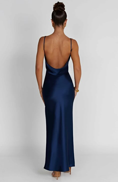 Celestina Maxi Dress - Navy – BABYBOO Babyboo Fashion Dress, Babyboo Fashion, Homecoming Dresses Corset, Hoco Inspo, Navy Prom Dresses, Prom Dress Inspo, Sixth Form, Snow Ball, Chasing The Sun