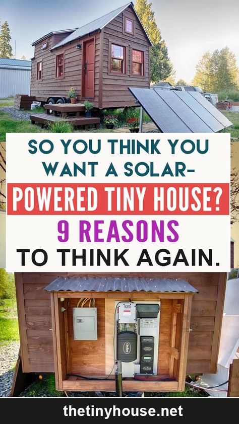 Part of the appeal of tiny houses is the fact that they can enable you to live a more environmentally-friendly and sustainable life. Solar Tiny House, Everybody Makes Mistakes, Collecting Rainwater, House Appliances, Tiny House Family, Off Grid Solar Power, Rockwall Texas, House Lifestyle, Building A Tiny House