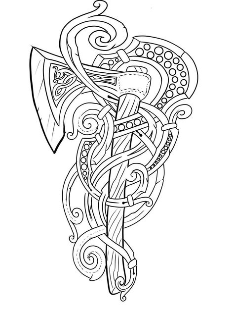 Viking Dragon Tattoo, Chris Tattoo, Viking Knotwork, Celtic Tattoos For Men, Viking Tattoo Symbol, Viking Tattoo Sleeve, Symbole Viking, Greek Mythology Tattoos, Tattoo Outline Drawing