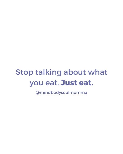 Stop talking about all the ‘healthy’ things you are eating and hoping to hear how good you are, while not talking about all the things you think others will judge you for. (Honestly, and sadly, the judgement happens.) Eat for nourishment. Eat simply. Eat with gratitude and pleasure. Eat slowly. Eat with presence. Eat and enjoy the experience. Do it for you. You don’t have to prove anything to anyone. Seriously, you don’t. To your health and peace, Jennifer All The Healthy Things, Integrative Nutrition, Eat Slowly, Dark Jokes, Just Eat, Today Quotes, Just Eat It, Free Thinker, Love Eat