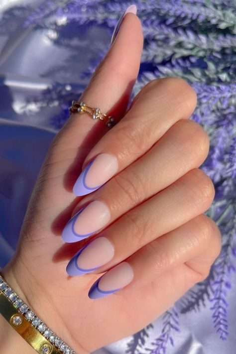 Light Purple Nails, Acrylic Nails Almond Shape, Violet Nails, Purple Nail Art, Nagellack Trends, Lilac Nails, Purple Acrylic Nails, Prom 2024, Purple Nail Designs