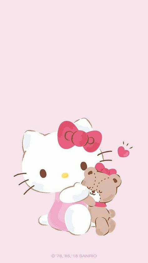 Source: sanriokorea(fb). Iphone Wallpaper Hello Kitty, Backgrounds Hello Kitty, Drawing Hello Kitty, Art Sanrio, 헬로키티 배경화면, Pink Wallpaper Hello Kitty, Images Hello Kitty, Kitty Pictures, Charmmy Kitty