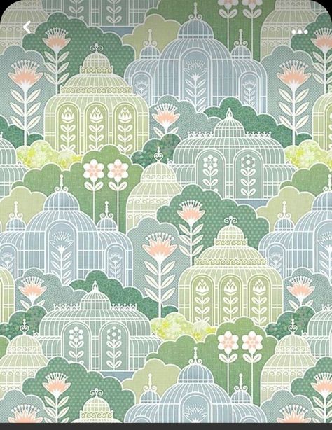 Greenhouse Design, Victorian Greenhouse, Mughal Art Paintings, English Gardens, Pattern Design Inspiration, Textile Prints Design, Textile Pattern Design, Idul Fitri, Indian Art Paintings