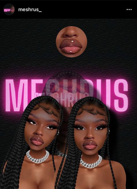 Sims 4 Mesh Head, Imvu Mesh Head Reference, Imvu Mesh Head Ideas, Black Sims 4 Cc Skin, Black Sims, Female Sims, Sims 4 Traits, Sims 4 Cas Mods, Sims 4 Cc Kids Clothing