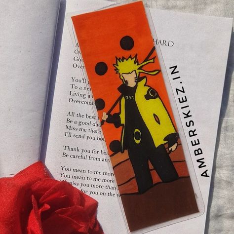 Custom Anime Bookmarks🔸️Handmade Laminated🔸️Shipping🇮🇳🔸️#naruto #kurama #animebookmarks #narutobookmarks Bookmarks Handmade Anime, Anime Bookmarks Ideas, Naruto Bookmark, Naruto Kurama Mode, Anime Bookmarks, Manga Font, Bookmark Creative, Bookmarks Ideas, Colored Pencil Drawing Ideas