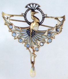 Art Nouveau: Peacocks on Pinterest | Art Nouveau, Peacocks and ... Lalique Jewelry, Peacock Brooch, Bijoux Art Deco, Peacock Jewelry, Bijoux Art Nouveau, Rene Lalique, French Jewelry, Art Nouveau Design, Alphonse Mucha