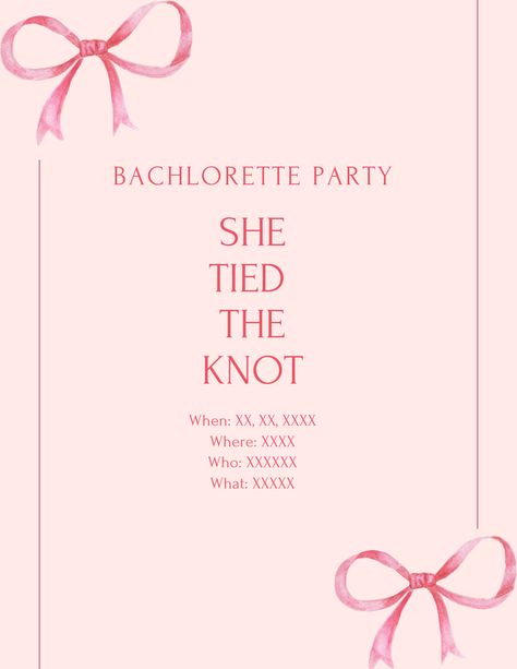 #bachlorettetheme 
#bachlorette
#shetiedtheknot
#bows
#bachloretteparty Bachelorette Themes, Bachelorette Games, Bachelorette Party Favors, We Are Love, Tie The Knots, The Knot, Bachelorette Party, Knot