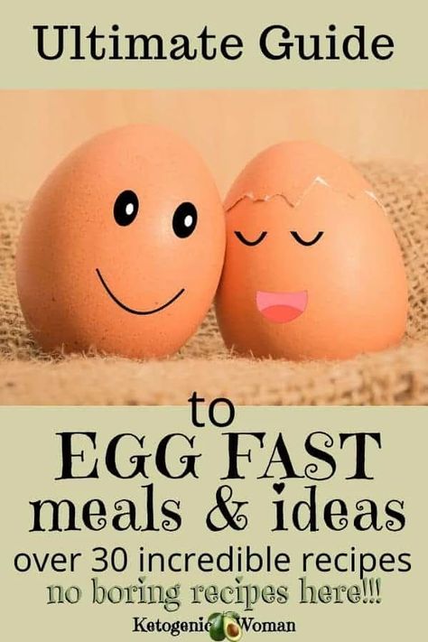 So, you're on the egg fast diet because you want quick results,, but all you've been eating is plain boring old boiled egg recipes!! Try one of over 30 incredibly delicious keto and low carb egg fast meals and ideas. From pizza, to cloud break, to fat bombs, and alfredo, you will definitely find something you love on this list! #eggfast #homemade #ketogenic #lowcarb Creative Egg Recipes, Egg Fast Diet, Boiled Egg Recipes, Keto Egg Fast, Egg Puff, Fast Meals, Egg Diet Plan, Fast Diet, Egg Fast