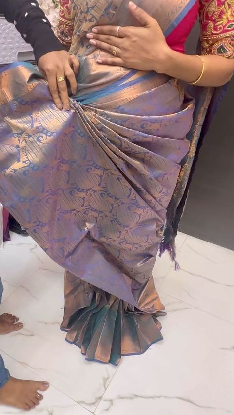 Saree Draping, Diy Scarf, Blonde, Saree, On Instagram, Quick Saves, Instagram, Design