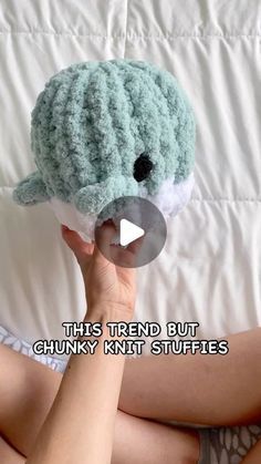 Sabrina-Rose Benedict on Instagram: "Who doesn’t love a chunky knit stuffie!? 🥹   #sabsstuffies #chunkyyarn #chunkyknit #yarn #stuffies #plushies #knitting #crochet #handknit" Hand Knit Stuffed Animals, Chunky Knit Animals, Knitted Plushies, Finger Knitting Blankets, Chunky Yarn Blanket, Finger Knitting Projects, Knitting Board, Diy Knit Blanket, Knitted Stuffed Animals