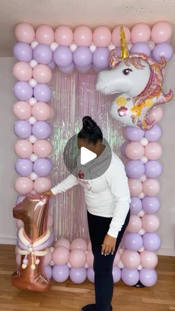 Balloons and party ideas on Instagram: "Tutorial!!! Unicorn Photo Booth frame ..! Would you use it for your celebration? 
By @lemajesticrosesdecor 🎉" Unicorn Photo Booth, Unicorn Photo, Balloon Frame, Unicorn Photos, Photo Booth Frame, Instagram Tutorial, Balloon Garland, Photo Booth, Photo Frame