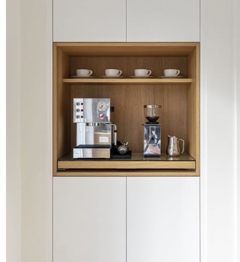 Coffee Pantry, Coin Café, Condo Kitchen, Blank Canvas, Armoire, Kitchens, Kitchen Dining, Dream House, House Design