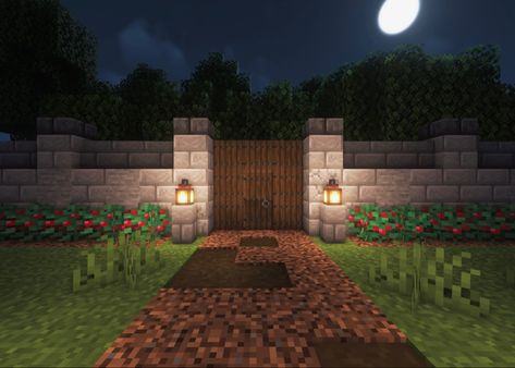 #minecraft #minecraftbuildingideas #minecraftaesthetic #minecraftbuilding Minecraft Border Wall, Minecraft Village Fence Ideas, Minecraft Border Wall Ideas, Minecraft Fence Ideas Aesthetic, Village Fence Minecraft, Mc Fence Ideas, Fence Minecraft Ideas, Minecraft Shed Ideas, Fence Design Minecraft