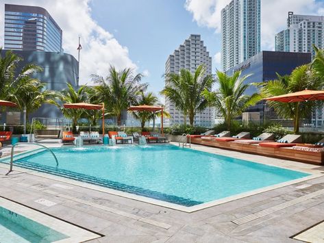 EAST Miami, Miami, Florida, United States - Hotel Review - Condé Nast Traveler Loews Miami Beach Hotel, Best Hotels In Miami, Poolside Food, Brickell City Centre, Aruba Resorts, Miami Beach Hotels, Miami Hotels, Downtown Miami, Hotel Management