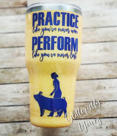 Ffa Tumbler Ideas, Resin Things, Graphic Lettering, Epoxy Tumblers, Ffa, Custom Tumblers, Beer Mug, Agriculture, Customized Gifts