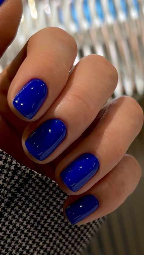 Royal Blue Nails, Beach Nail, Colour Collection, Nails 2022, Long Nail, Minimal Nails, Nail Sets, Cute Gel Nails, Blue Nail