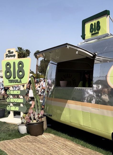 Drink 818 Aesthetic, Wellness Cafe Podcast, Food Trucks Aesthetic, Coachella Brand Activation, Brand Event Aesthetic, Influencer Events Aesthetic, Pr Event Aesthetic, 818 Branding, Brand Events Aesthetic