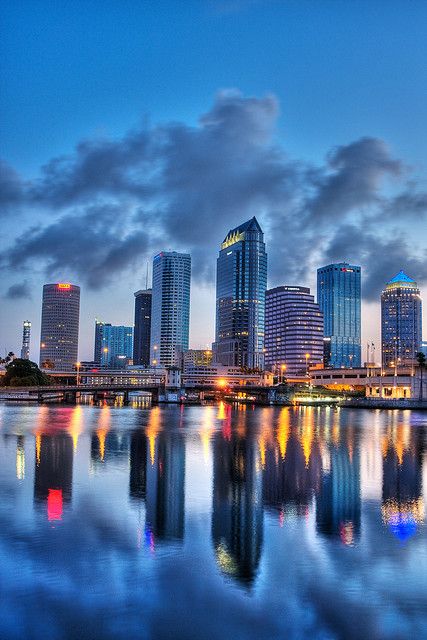 Downtown Tampa, FL. Beautiful Florida, Tampa Bay Florida, Local Architecture, Tarpon Springs, Tampa Bay Area, Clearwater Florida, Florida Girl, Nyc Skyline, Sanibel Island