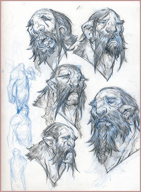 Giants Character Design, Giant Drawing Character Design, Vinod Rams Art, Half Giant Character Design, Gentle Giant Character Design, Giant Character Design, Vinod Rams, Stylized Faces, Stylized Art