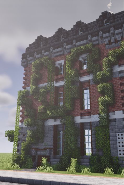 Minecraft 1800s City, Academia House, Minecraft Town, Minecraft Steampunk, City Of Ember, Minecraft City Buildings, Minecraft Interior, Minecraft Structures, Apocalypse World