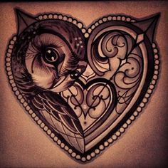 Owl tattoo ideas - meaning: seer of souls, transition, wisdom, protector of the dead. #provestra Owl Tattoo Meaning, Kunst Tattoos, Muster Tattoos, Owl Tattoo Design, Foto Tips, Owl Tattoo, Pattern Tattoo, Tattoo Models, Love Tattoos